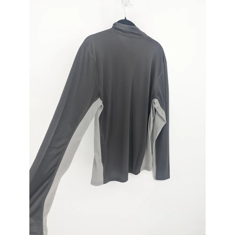 North‎ Face Pullover Shirt Mens Small Gray VaporWick Half Zip Athletic Outdoors